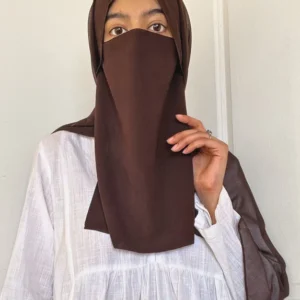 Matching Hijab and Niqab Set