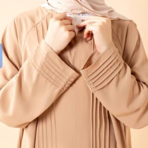 Elegant Pleated abaya