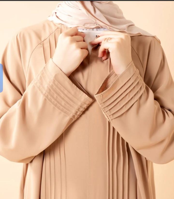 Elegant Pleated abaya